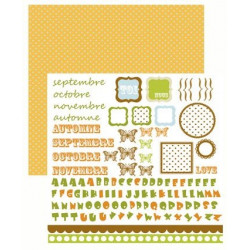 Papier LG Brushes : Rêver d'automne (Etiquettes)