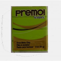 Pâte polymère Premo : vert...