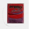 Pâte polymère Premo : rouge translucide