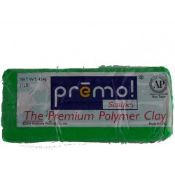 Pâte polymère Premo : vert...