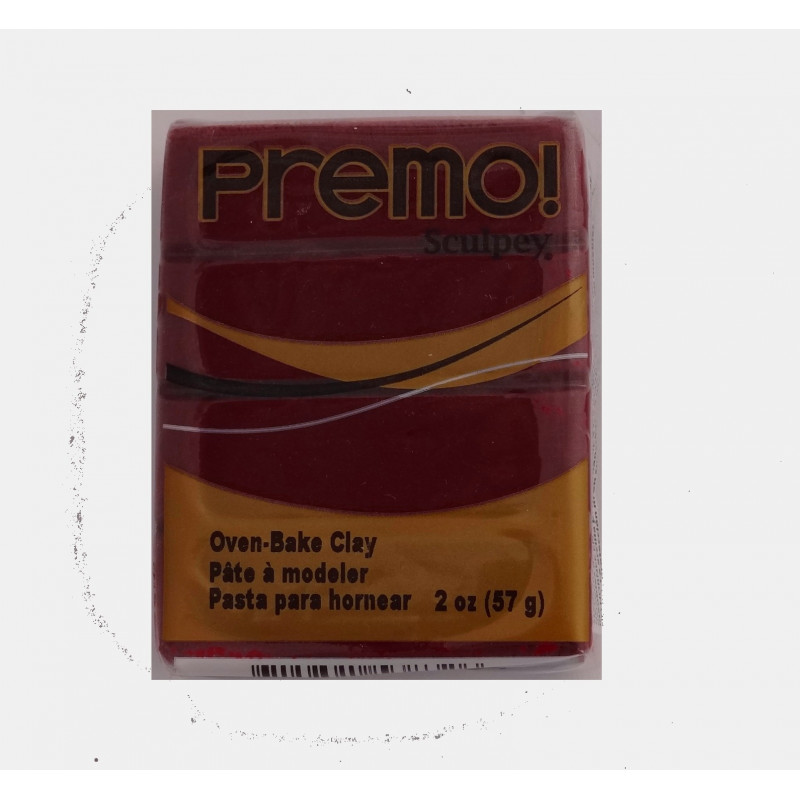 Pâte polymère Premo: rouge cramoisi