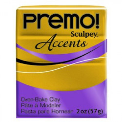 Pâte polymère Premo : Or antique