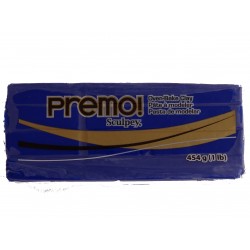 Pâte polymère Premo : bleu...