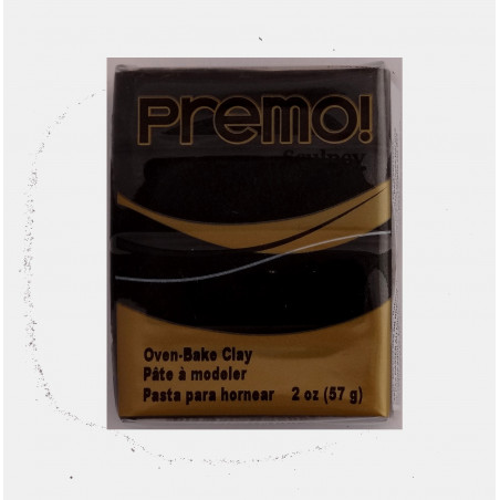 Pâte polymère Premo : noir