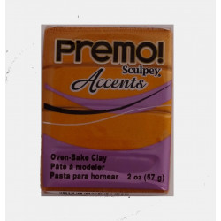 Pâte polymère Premo : or