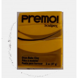 Pâte polymère Premo : jaune...