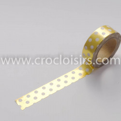 Masking Tape : Gros Dots Or