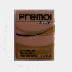 Pâte polymère Premo : beige