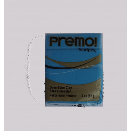 Pâte polymère Premo : turquoise