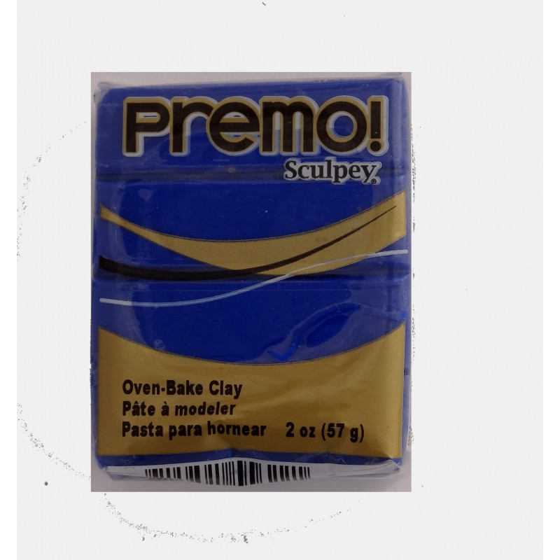 Pâte polymère Premo : bleu ultra
