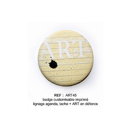 Badge  Scrapbutton 45 mm : Art