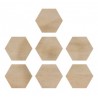 Embellissement en bois Kaisercraft : Hexagones