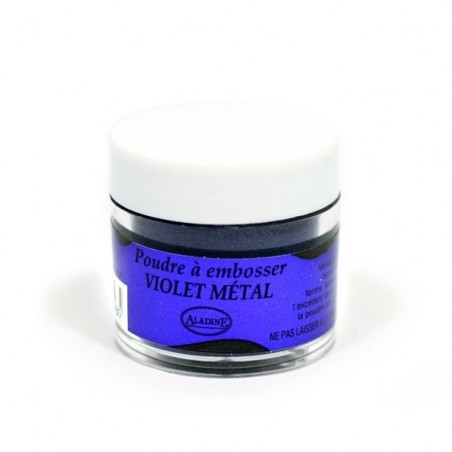 Poudre à embosser : Violet Metal