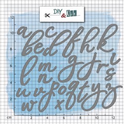 Die : DIY And Cie : Alphabet calligraphie
