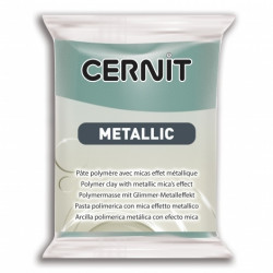 Pâte CERNIT 56g : Metallic Or Turquoise