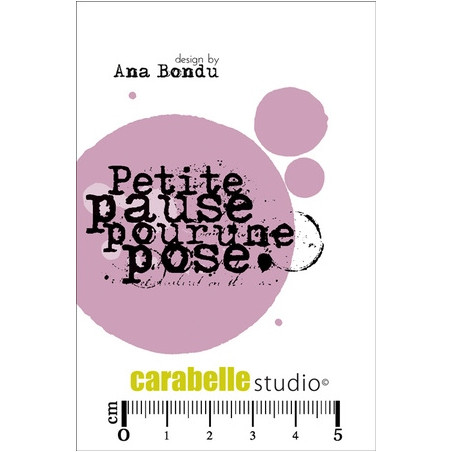 Tampon : Petite pause by Ana Bondu