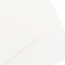 Papier Aquarelle 200g Lisse x10 : Intense white