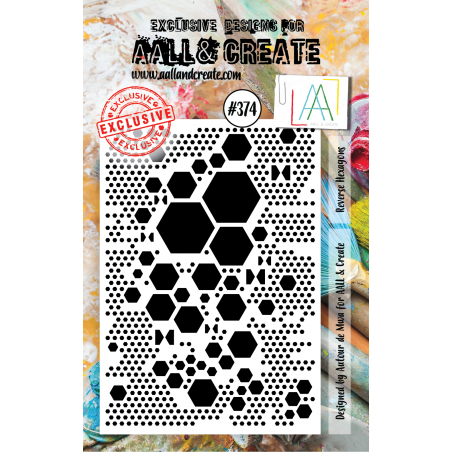 Tampon AALL and Create : Reverse hexagons - 374
