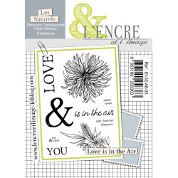 Tampon clear Love is in the air - L'encre et l'image