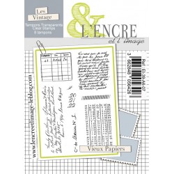 Tampon clear - Vieux Papiers - L'Encre et l'Image