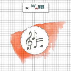 Sceau en laiton : Notes de musique - DIY and Cie