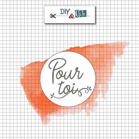 Sceau en laiton : Pour toi - DIY and Cie