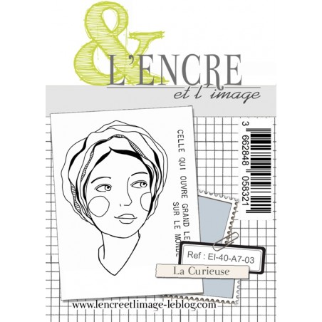 Tampon clear - La Curieuse - L'Encre et l'Image