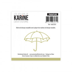 Die Cahier d'Automne Parapluie -Les Ateliers de Karine