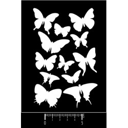 plaque Art texture : Papillons