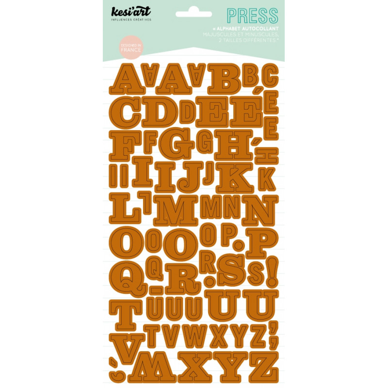 Stickers Alphabet : Press Camel