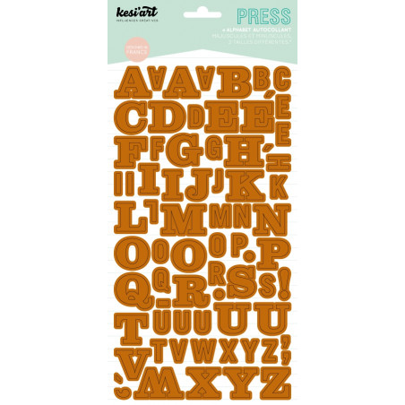Stickers Alphabet : Press Camel