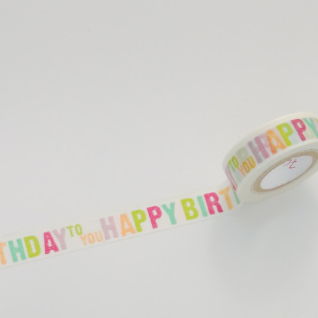 Masking Tape : Happy Birthday