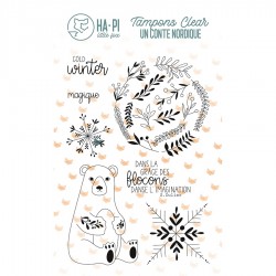 Tampons clear Ours polaire - HA PI Little Fox