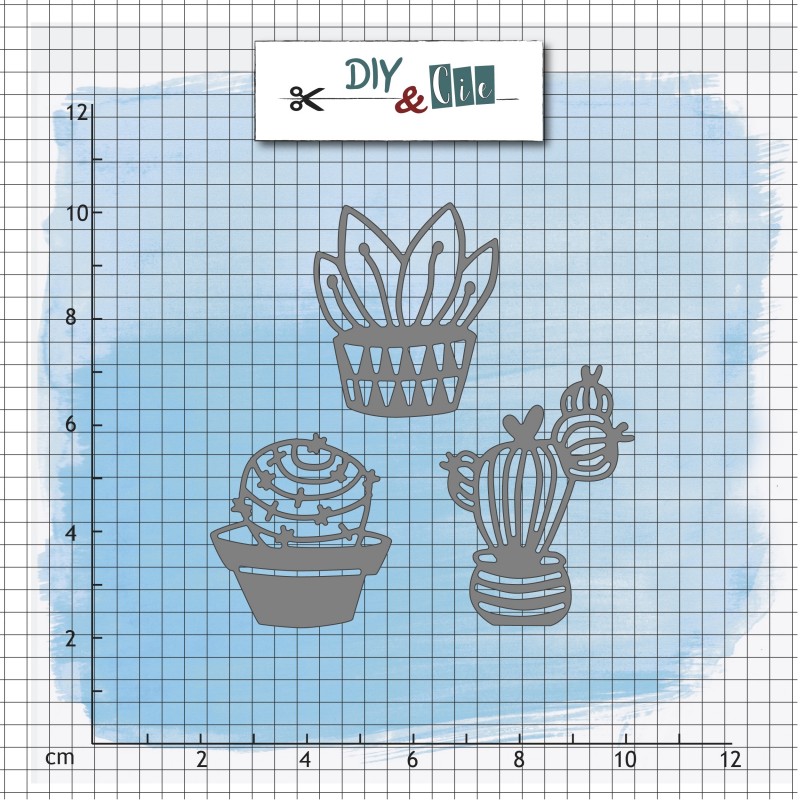 Die : DIY And Cie : Trio cactus V2 