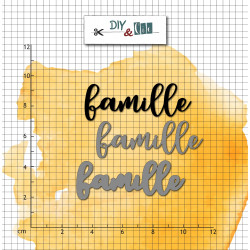 Dies et tampons Famille - DIY and Cie