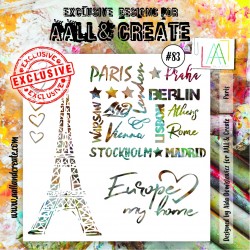 Pochoir AALL and Create : Paris 83 