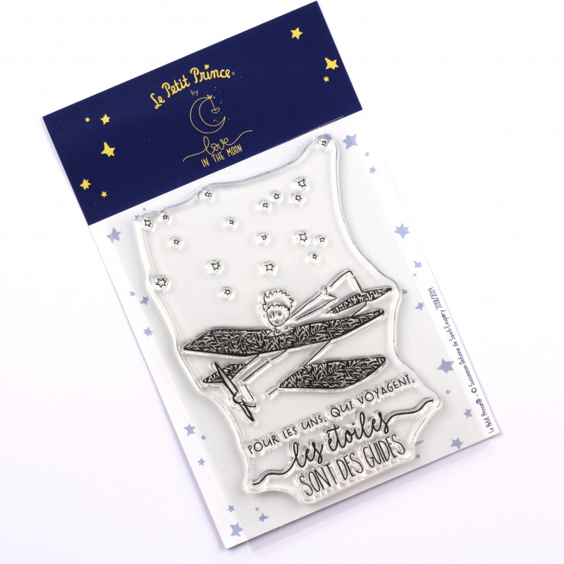 Tampons transparents officiels LE PETIT PRINCE - Les étoiles sont des guides 