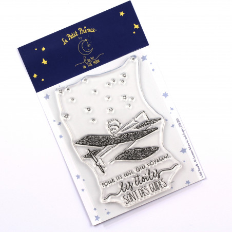 Tampons transparents officiels LE PETIT PRINCE - Les étoiles sont des guides 