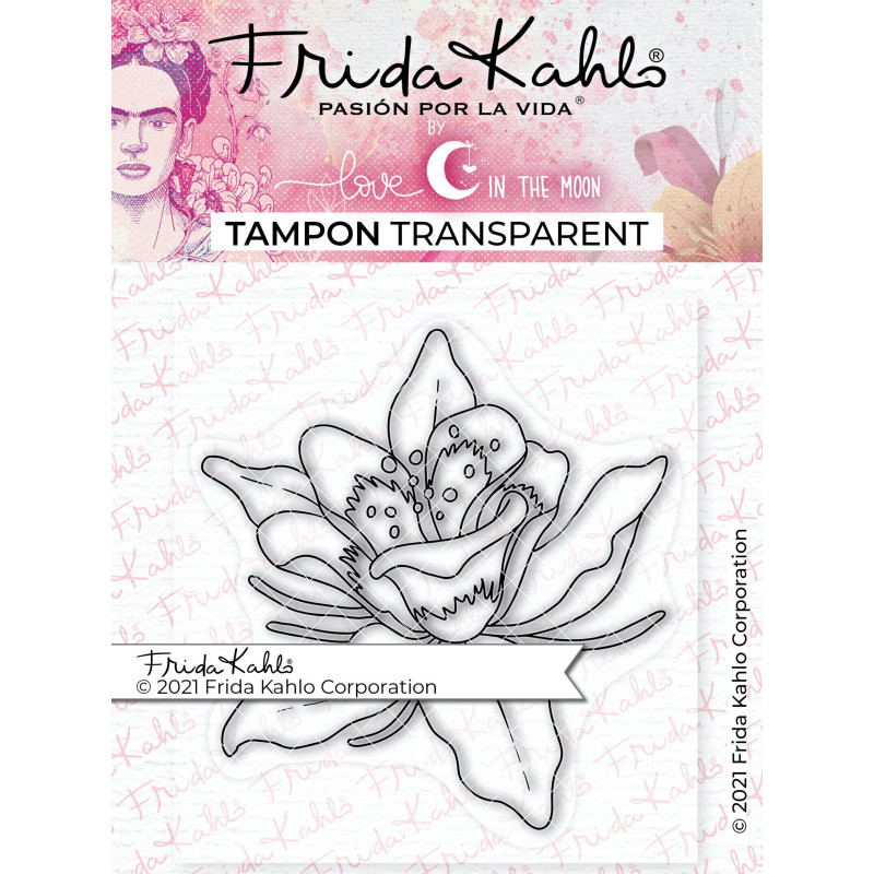 Tampon transparent officiel Frida Kahlo - Mélancolique ancolie - 1 