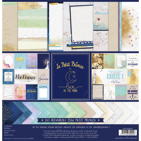 Sets de 12 papiers officiels LE PETIT PRINCE 