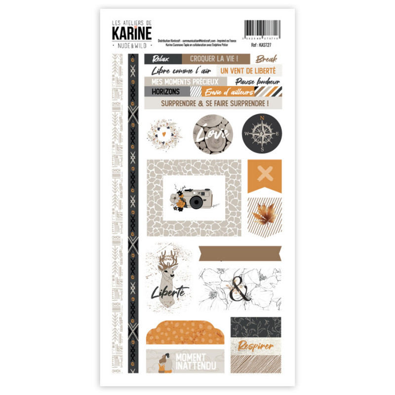 Nude and wild - Stickers 15X30 - Les Ateliers de Karine 