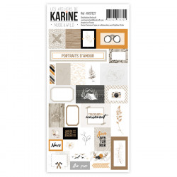 Nude and wild - stickers étiquettes - Les Ateliers de Karine 