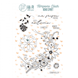 Tampons clear Cozy autumn - HA PI Little Fox 