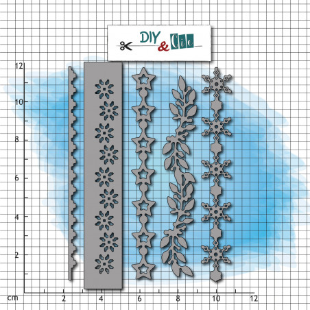 Set de dies : Frises V3 - DIY and Cie 