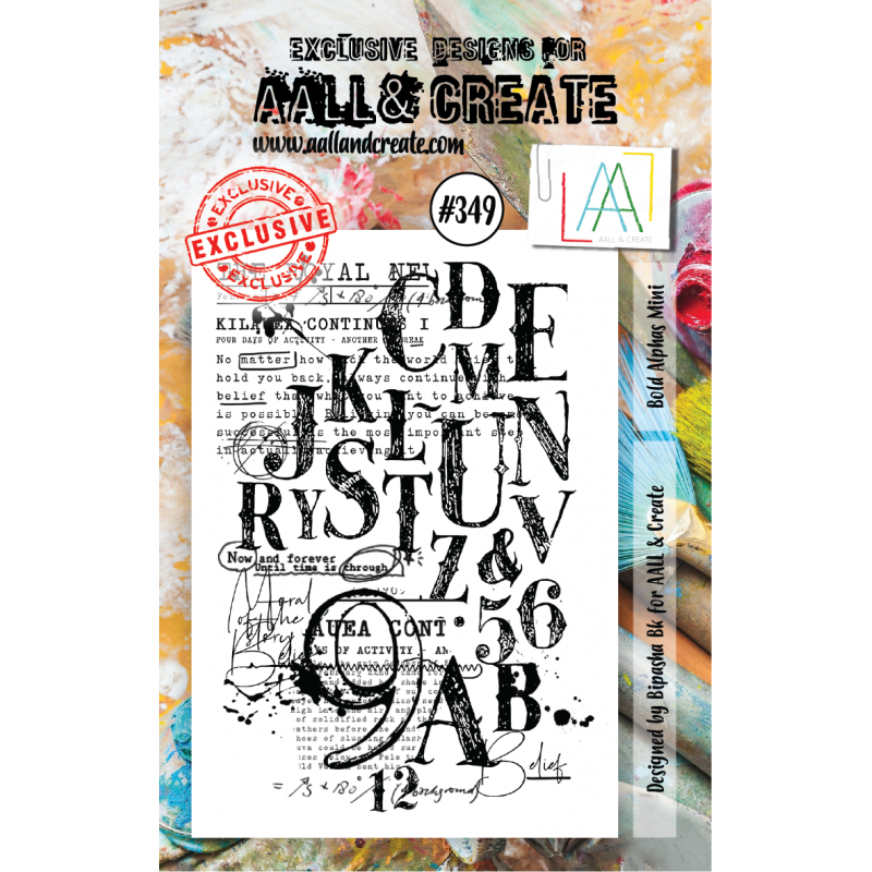 Tampon AALL and Create : Bold alphas mini - 349