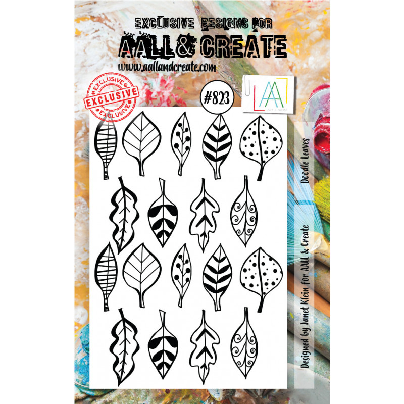 AALL and Create Stamp Set - 823 - Doodle leaves 