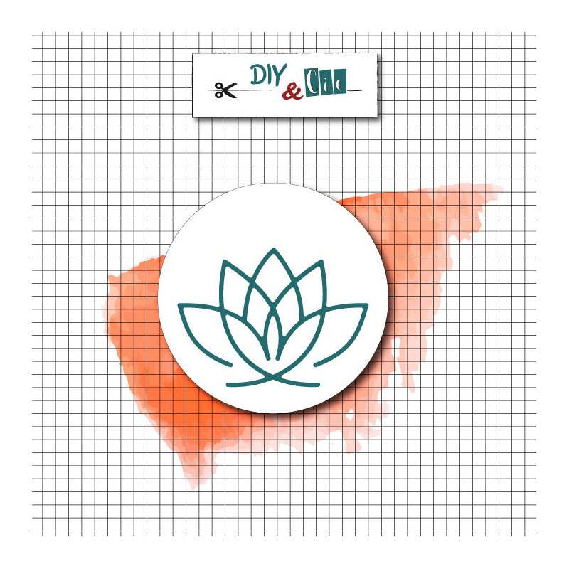Sceau en laiton : Lotus - DIY and Cie 