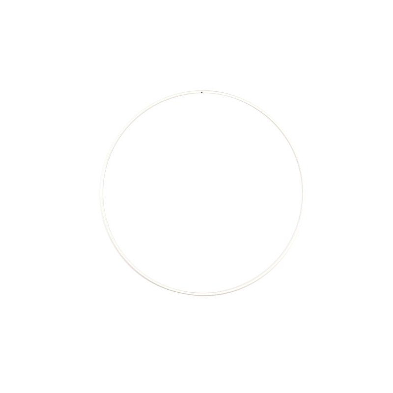 Cercle métal : Blanc