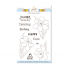 Tampons Transparent - Serenity - Narcissus - PaperNova Design 
