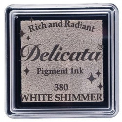 Mini Pad Delicata : White shimmer 